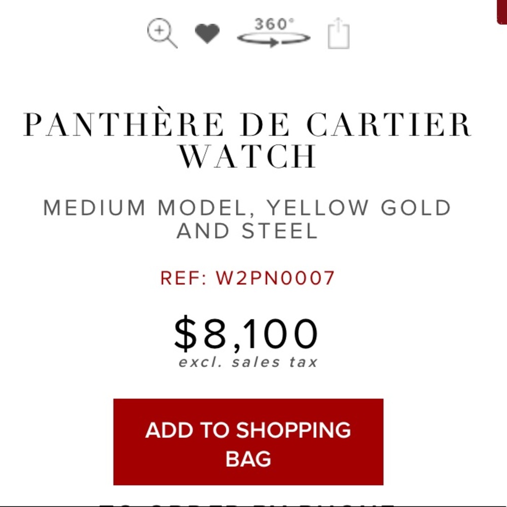 Cartier Panthere Midsize watch - Picture 4 of 4